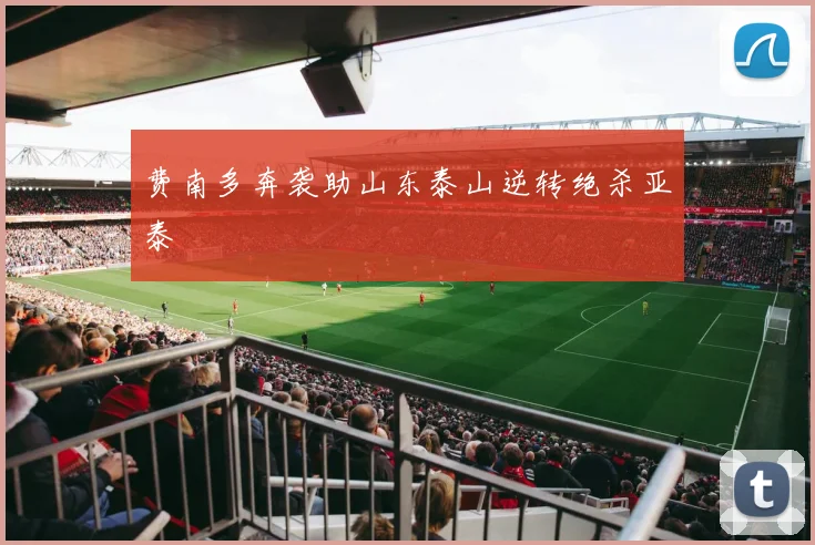 费南多奔袭助山东泰山逆转绝杀亚泰